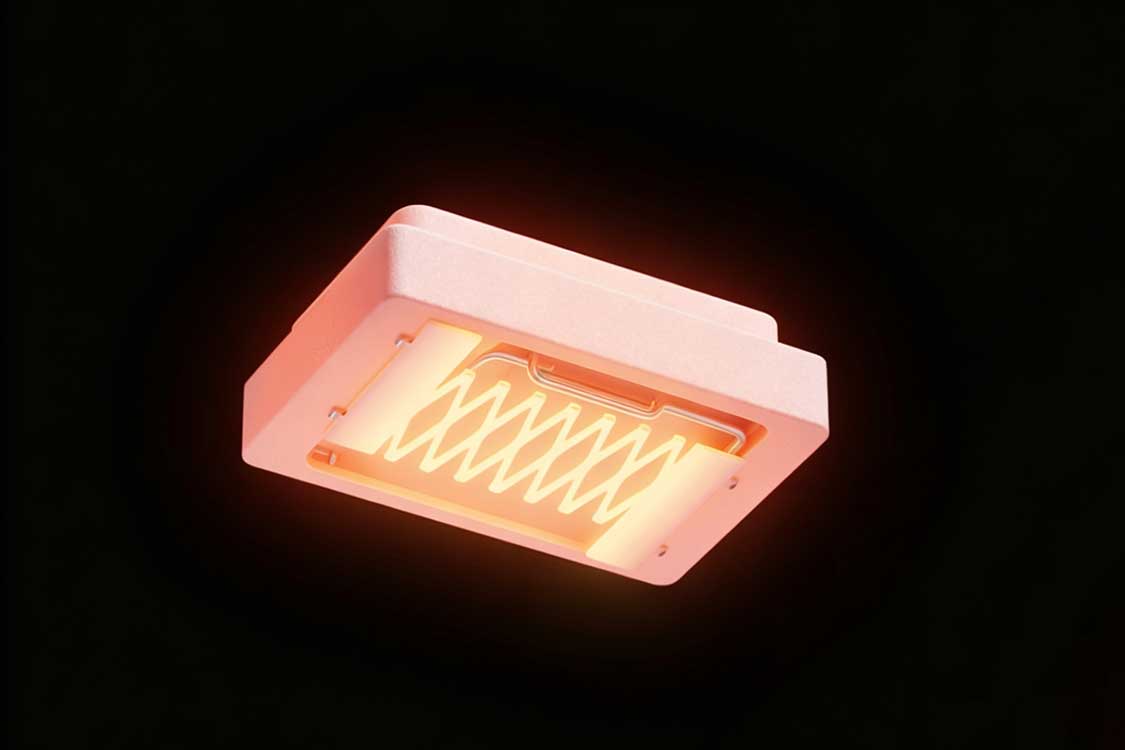 Even heat ceramic coil